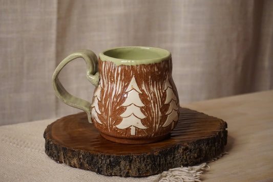 Pine tree mug