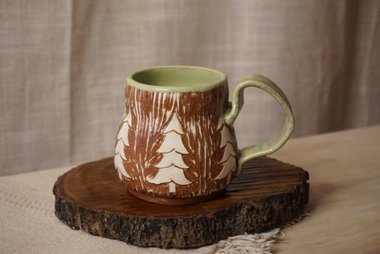 Pine tree mug