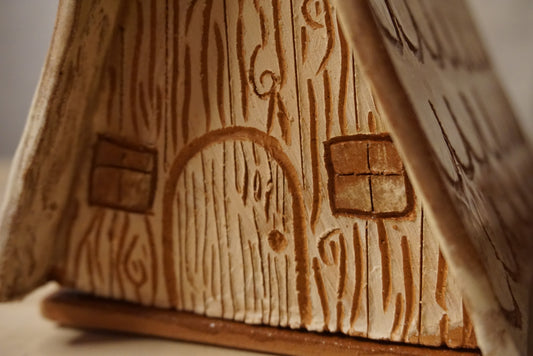 A-Frame cabin incense burner